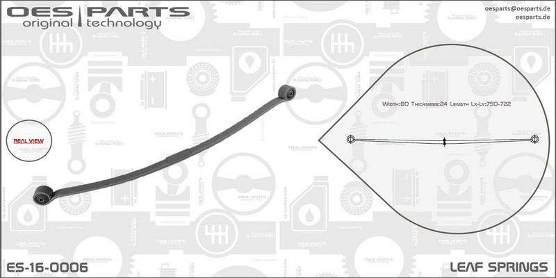 OES PARTS Jousenlehti ES-16-0006